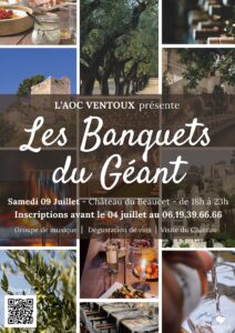 Les Banquets du Géant #2 - Samedi 9 juillet : Le Château du Beaucet