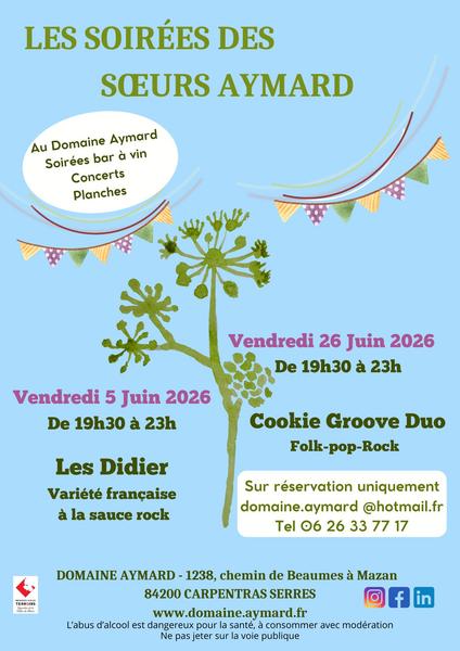 LES SOIREES DES SOEURS AYMARD