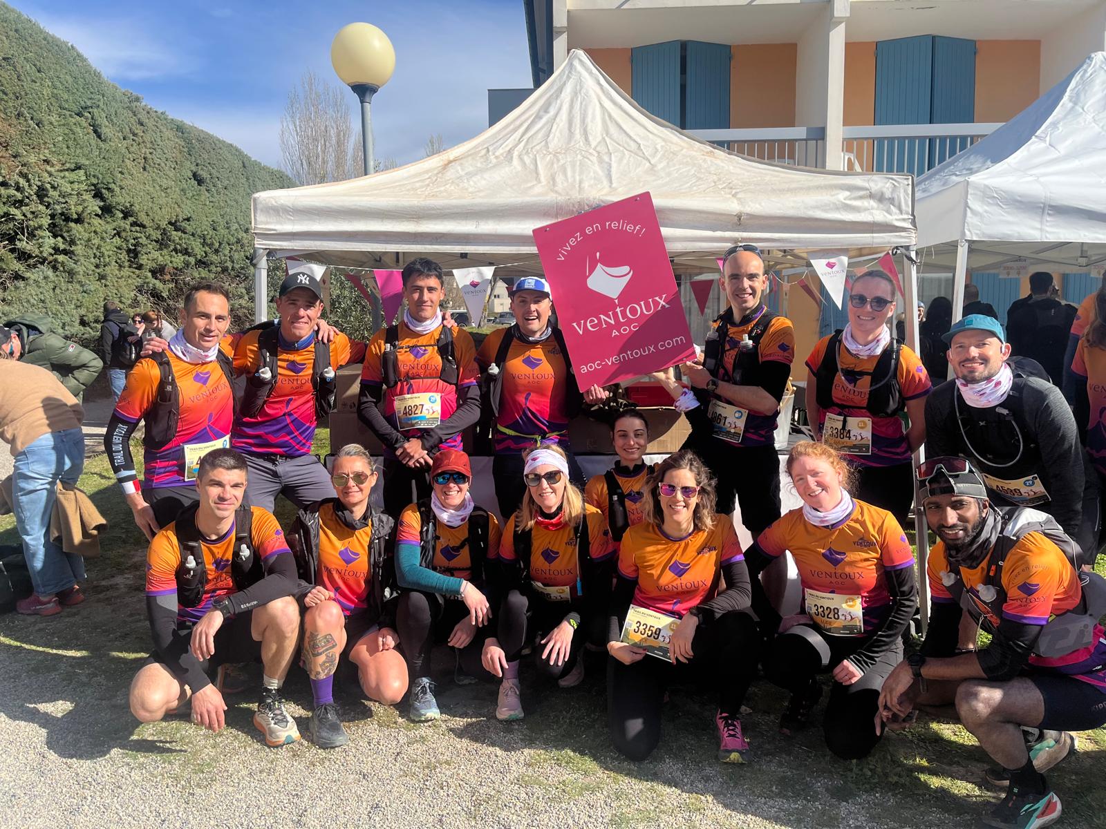 Participation au Trail du Ventoux pour notre Team Vivez en Relief !