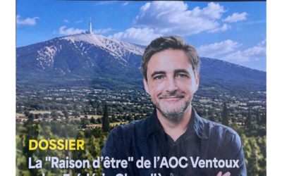 Revue de presse – Vaucluse Hebdo : Avec la « Raison d’être », un vent nouveau souffle sur les vins AOC Ventoux