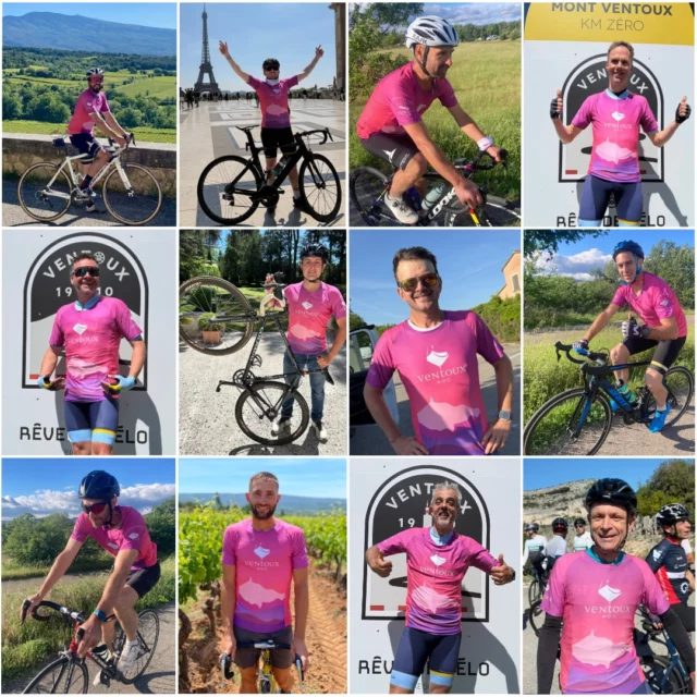 🚴‍♂️ 𝗝-𝟱 : 𝗻𝗼𝘁𝗿𝗲 𝗧𝗲𝗮𝗺 𝗩𝗶𝘃𝗲𝘇 𝗲𝗻 𝗥𝗲𝗹𝗶𝗲𝗳 𝗰𝗵𝗮𝗻𝗴𝗲 𝗱𝗲 𝘁𝗲𝗿𝗿𝗮𝗶𝗻 !🏔️  Après avoir foulé les sentiers du Trail du Ventoux en mars dernier, notre équipe de vignerons et négociants sportifs prendra le départ de la mythique Granfondo Mont Ventoux, pour porter fièrement les couleurs de l’AOC Ventoux au sommet du Géant de Provence !  Mais qui se cache derrière cette équipe cyclo ?  ➡️ Un collectif engagé, passionné… et prêt à relever le défi : Anthony Colomé, Philippe, Arnaud et François Martin, François Miquel, Samuel Montgermont, Julien Fauque, Julien Marreau, Romain Vial, Clément Aude, Denis Crespo et Denis Guthmuller.  RDV le dimanche 1er juin pour les encourager 💪👏  --  𝗗-𝟱: 𝗼𝘂𝗿 𝗧𝗲𝗮𝗺 𝗩𝗶𝘃𝗲𝘇 𝗲𝗻 𝗥𝗲𝗹𝗶𝗲𝗳 𝗰𝗵𝗮𝗻𝗴𝗲𝘀 𝘁𝗲𝗿𝗿𝗮𝗶𝗻!  After treading the trails of the Trail du Ventoux last March, our team of sporty winemakers and merchants will be setting off on the legendary Granfondo Mont Ventoux, to proudly fly the AOC Ventoux flag at the summit of the Géant de Provence!  But who's behind this cyclo team?  ➡️ A committed, passionate team... ready to take up the challenge: Anthony Colomé, Philippe, Arnaud Martin and François Martin, François Miquel, Samuel Montgermont, Julien Fauque, Julien Marreau, Romain Vial, Clément Aude, Denis Crespo and Denis Guthmuller.  See you on Sunday June 1 to cheer them on! 💪👏  #aocventoux #lesvinsaocventoux #sommetduvivant #vivezenrelief
#aocventouxwines #cyclosportive #gfmontventoux  @explore.rhonevalley @ventoux_desterresauxsommets @departementdevaucluse @provenceguide @maregionsud @parcduventoux